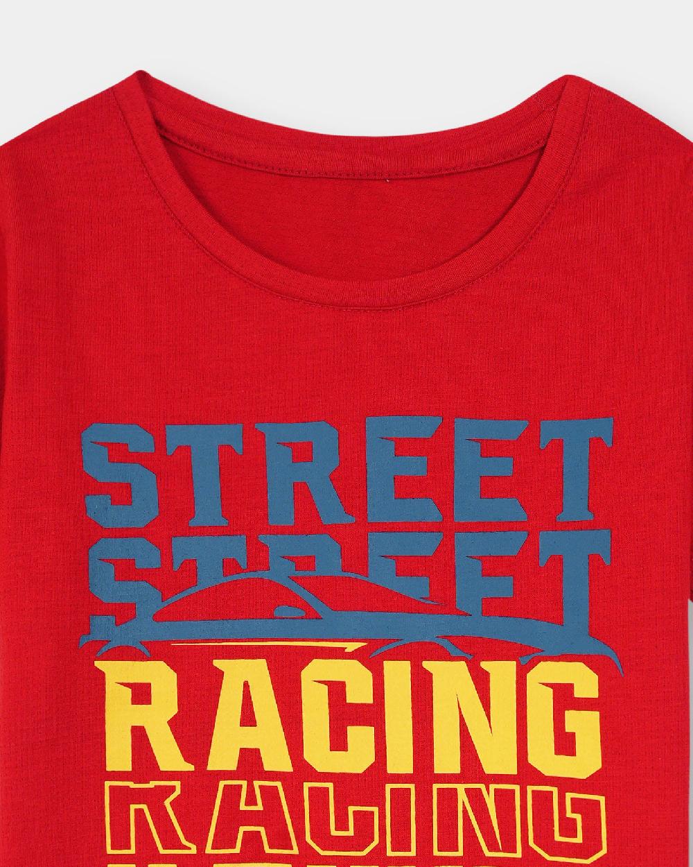 Engine Boys T Shirt VTT196-2YR-RED