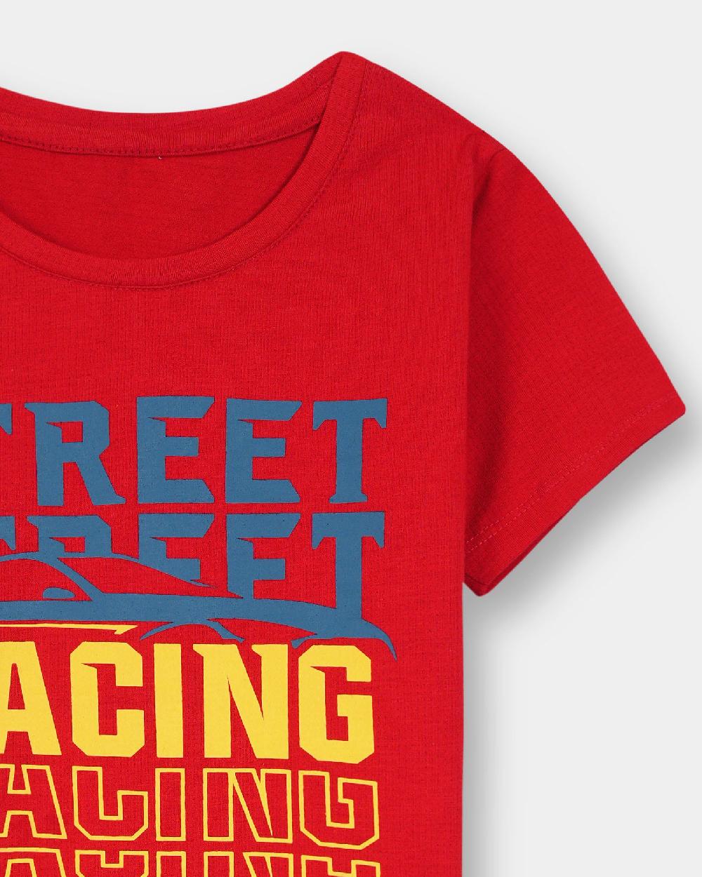 Engine Boys T Shirt VTT196-2YR-RED