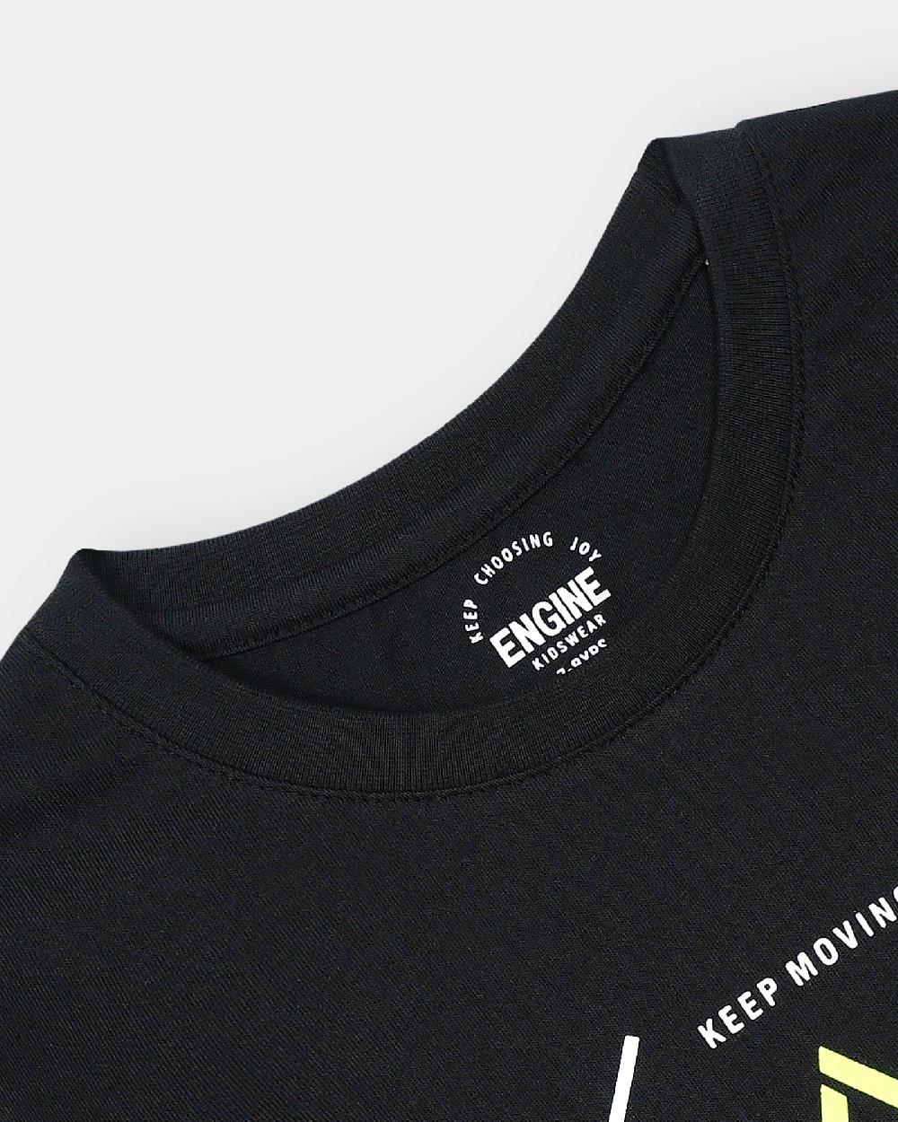 Engine Boys T Shirt VTT198-2YR-BLK