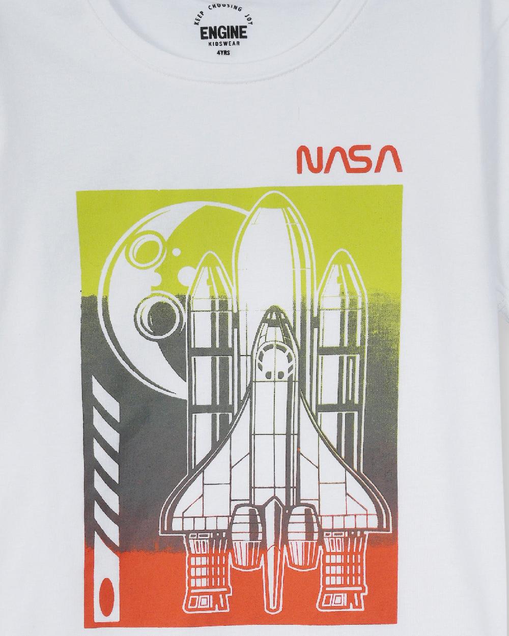 Engine Boys T Shirt VTT204-2YR-WHT