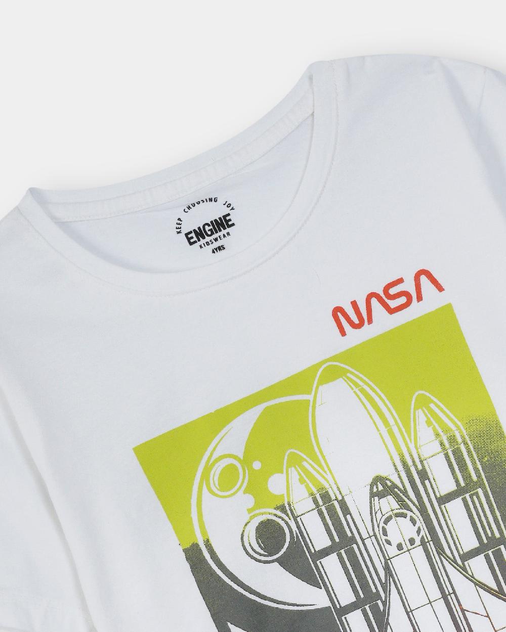 Engine Boys T Shirt VTT204-2YR-WHT