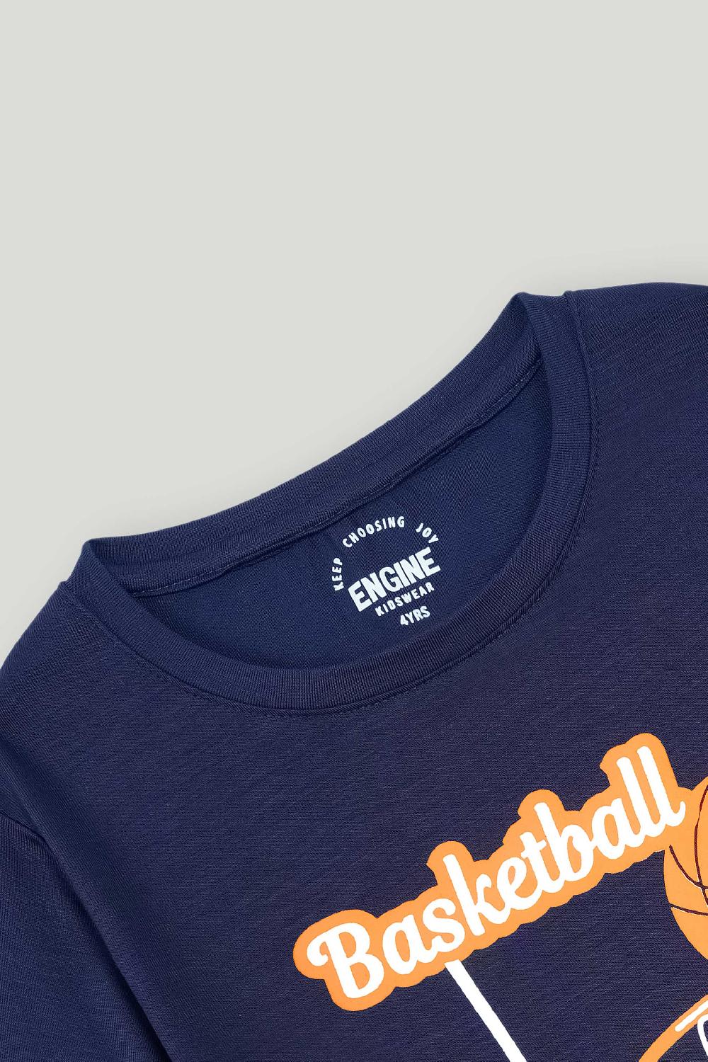 Engine Boys T Shirt VTT207-2YR-NVY