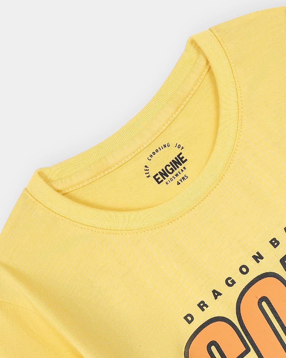 Engine Boys T Shirt VTT208-2YR-YEL