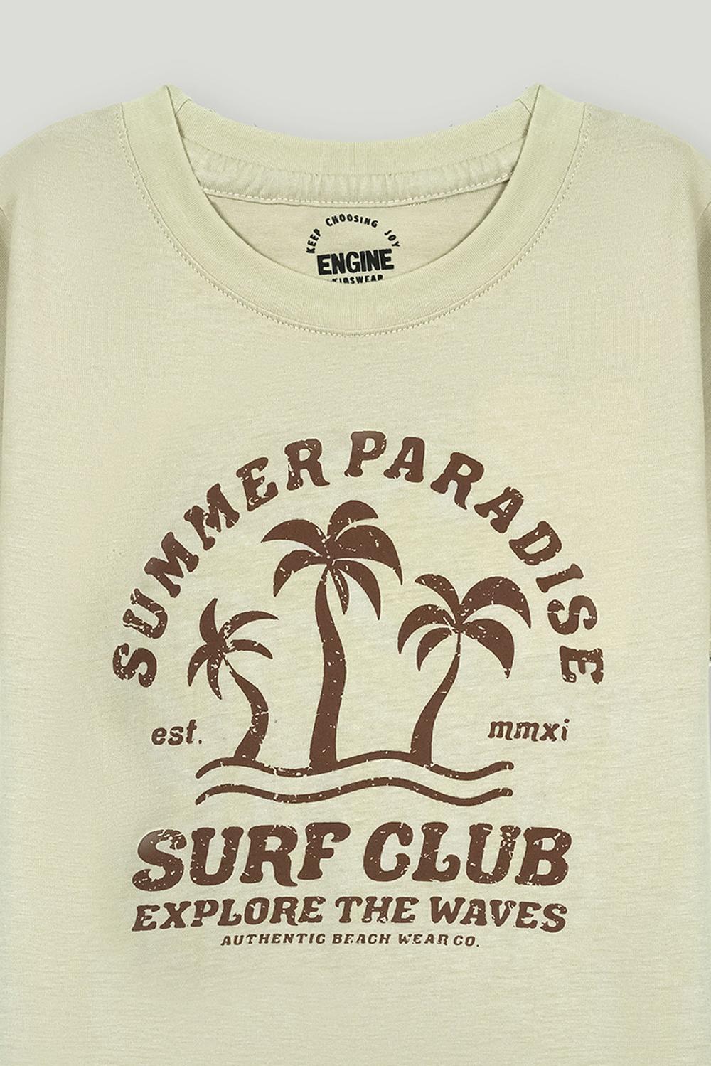 Engine Boys T Shirt VTT211-T04-BGE