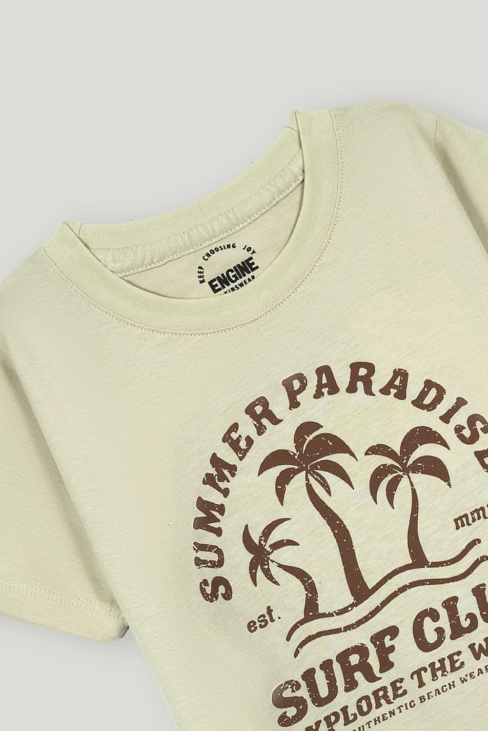 Engine Boys T Shirt VTT211-T04-BGE