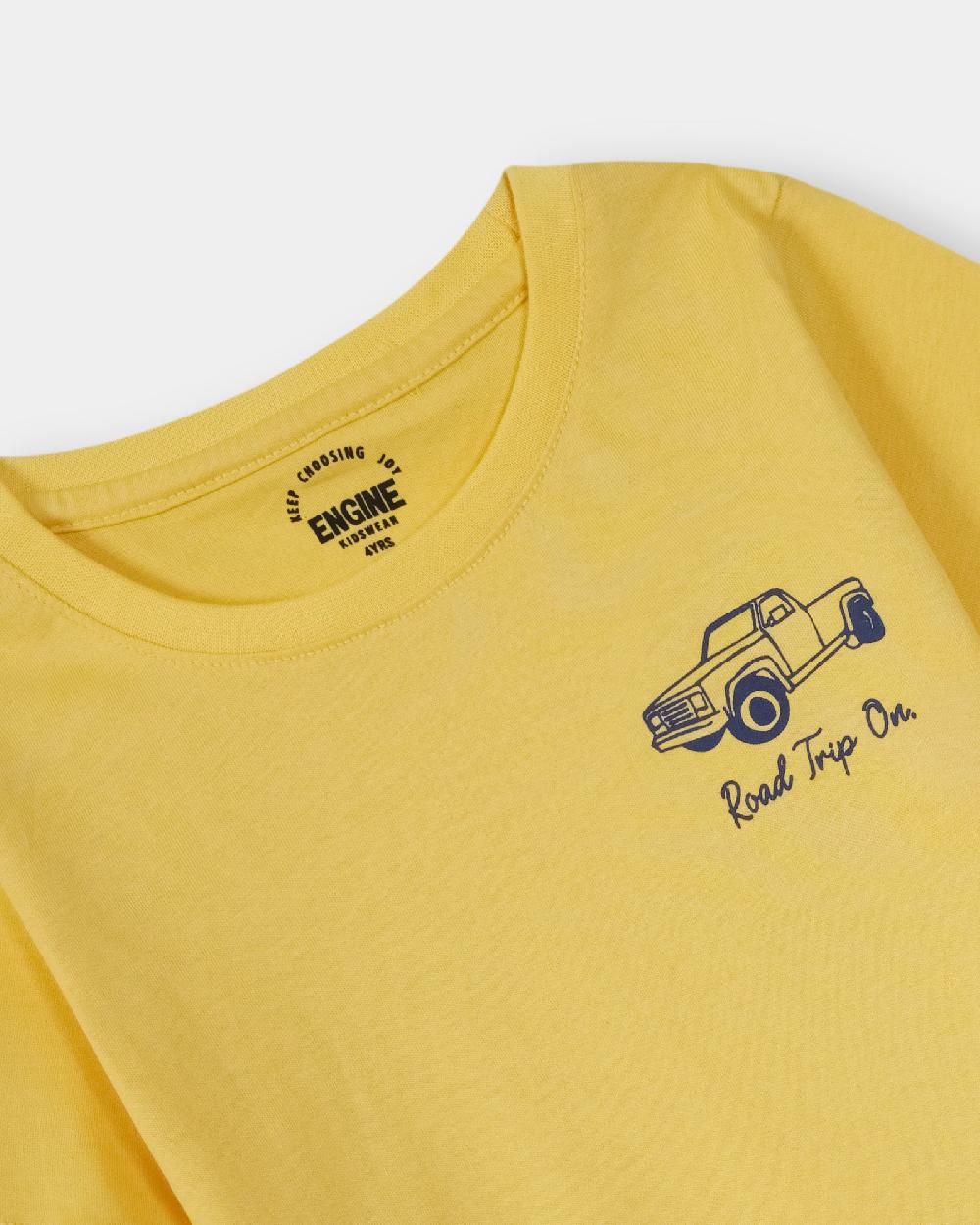 Engine Boys T Shirt VTT213-2YR-YEL