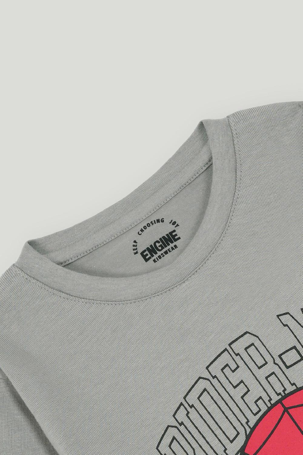 Engine Boys T Shirt VTT229-2YR-GRY