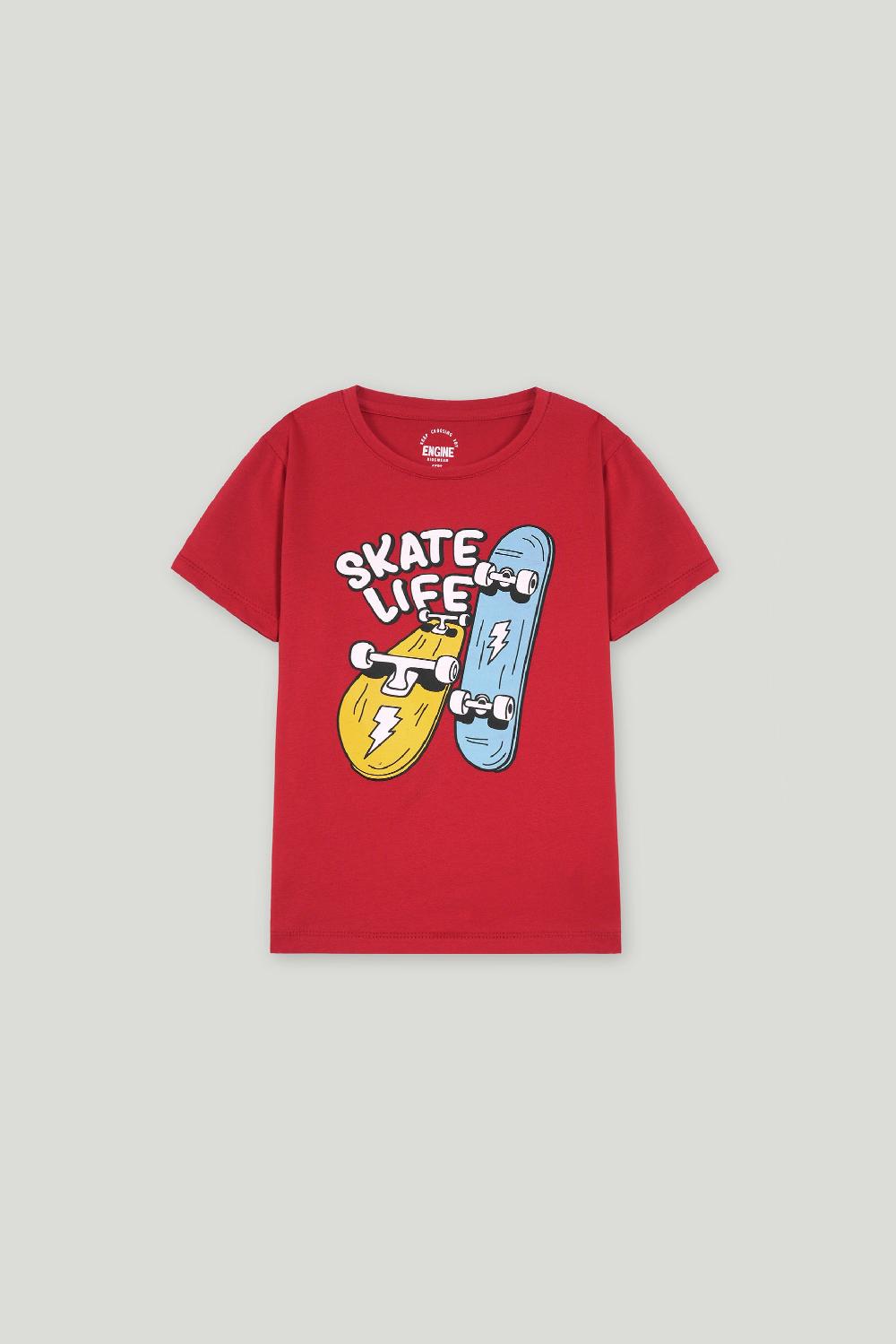 engine Boys T Shirt VTT230-2YR-RED