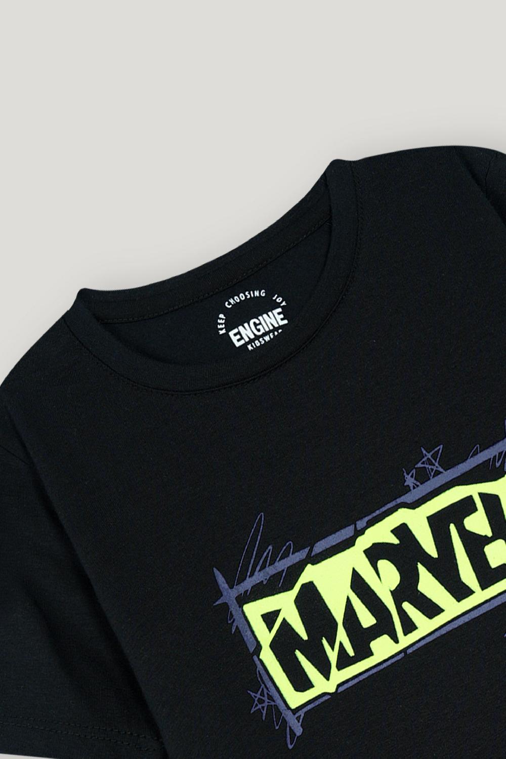 Engine Boys T Shirt VTT231-2YR-BLK