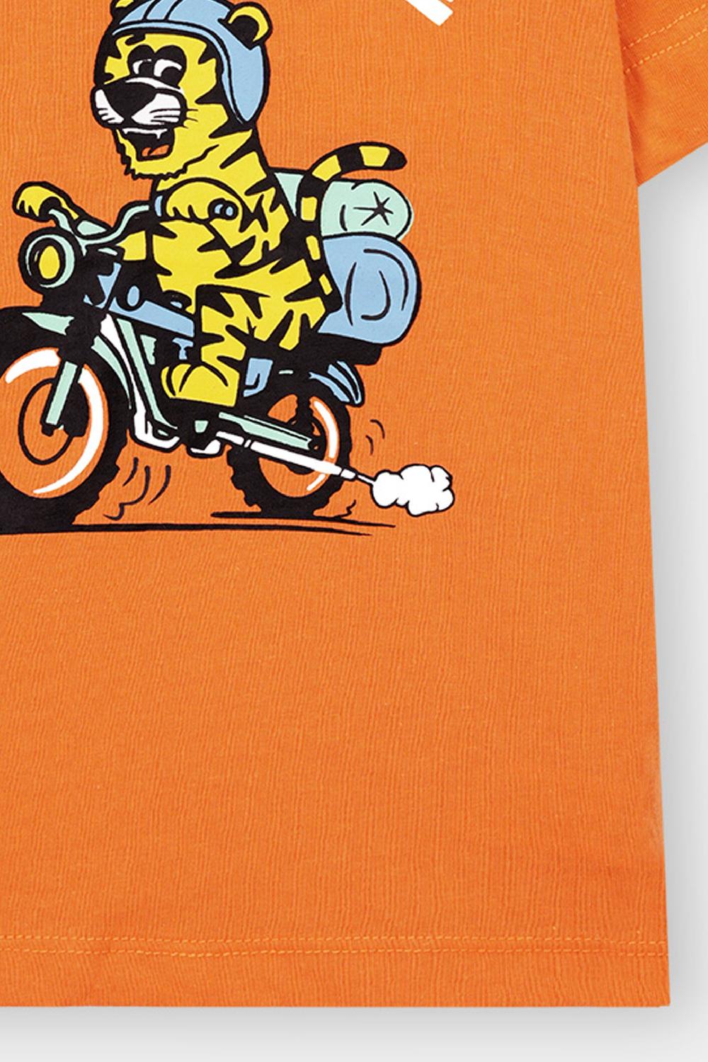 Engine Boys T Shirt VTT233-2YR-ORG