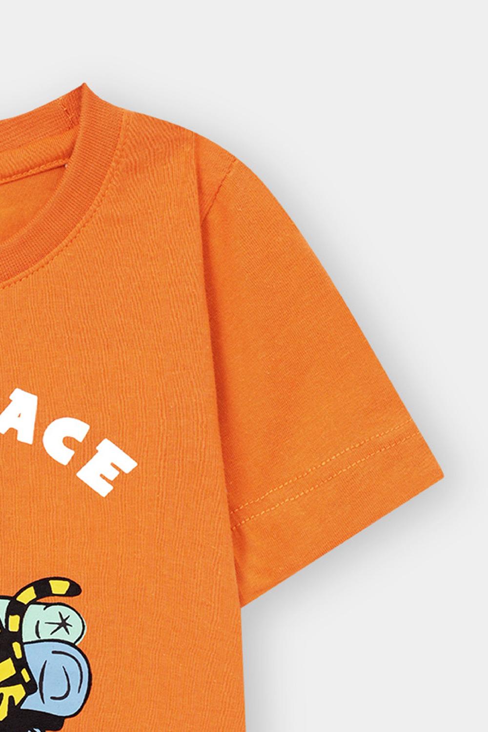 Engine Boys T Shirt VTT233-2YR-ORG