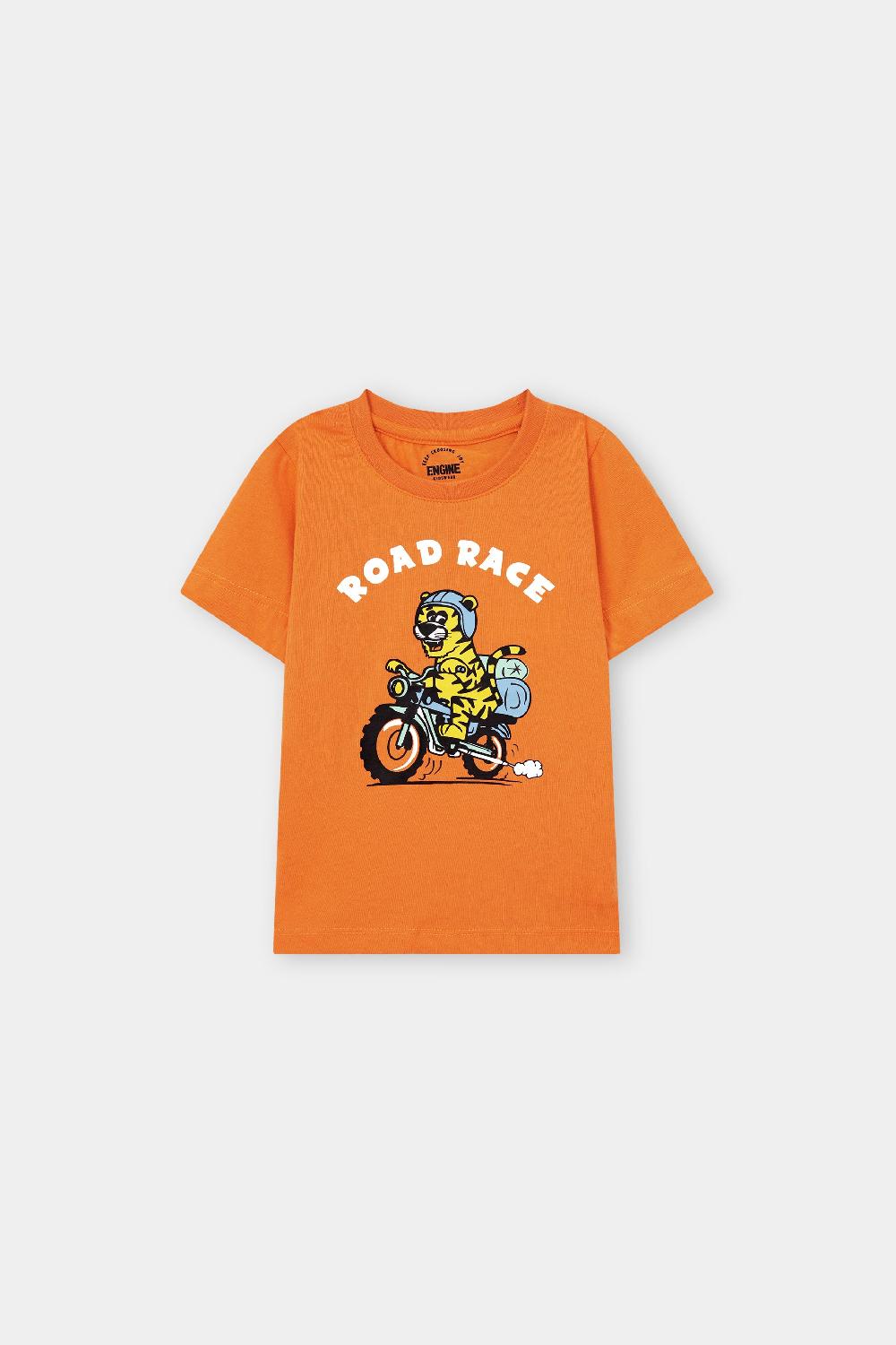 engine Boys T Shirt VTT233-2YR-ORG