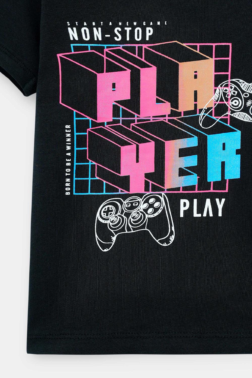 Engine Boys T Shirt VTT234-2YR-BLK