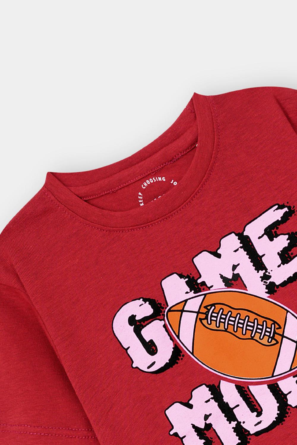 Engine Boys T Shirt VTT236-2YR-RED