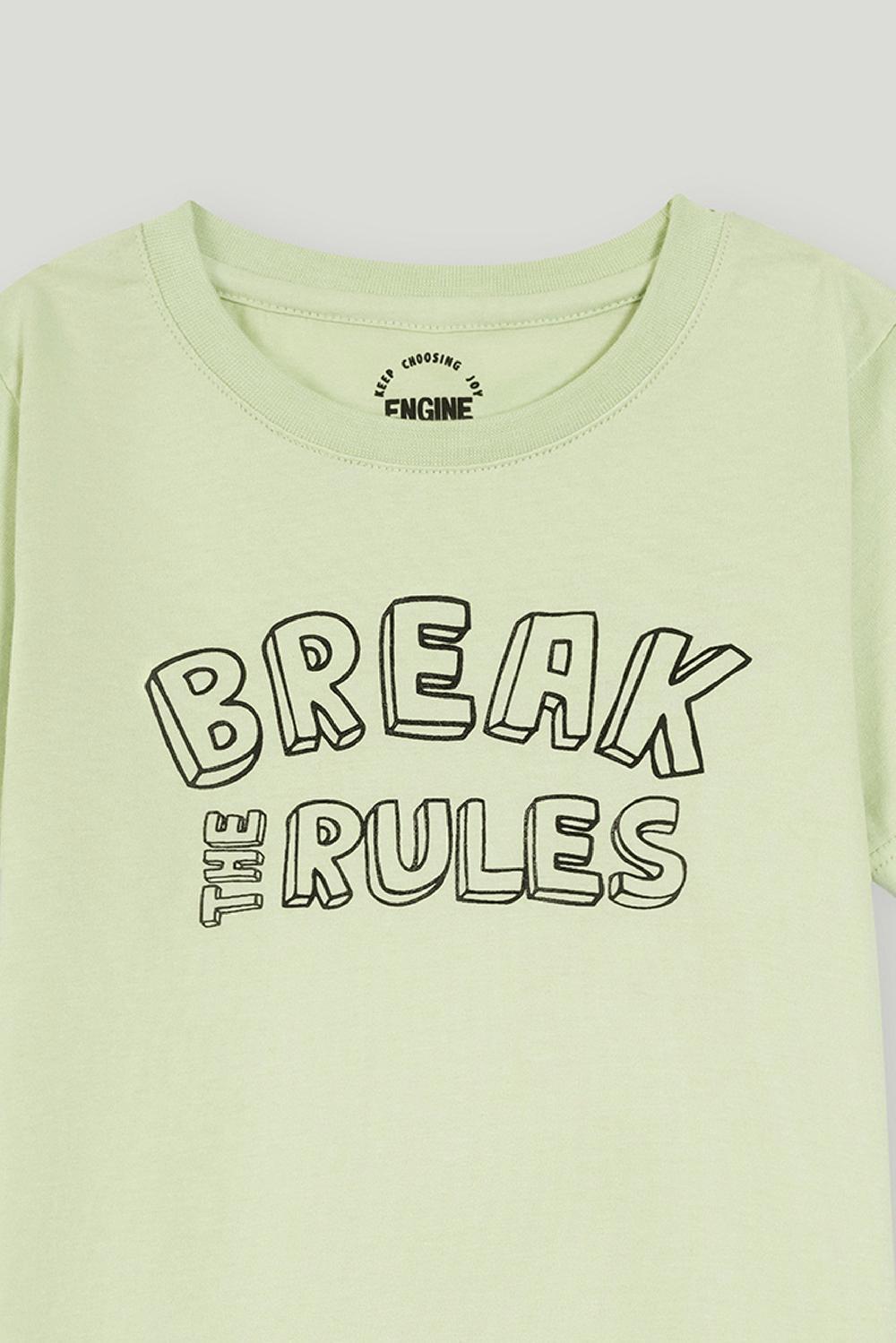 Engine Boys T Shirt VTT237-2YR-LGR