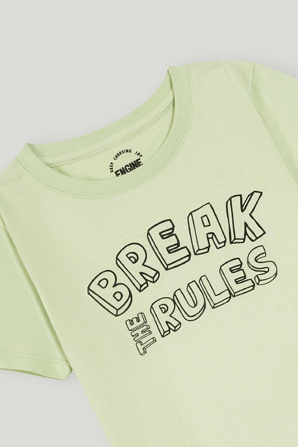 Engine Boys T Shirt VTT237-2YR-LGR