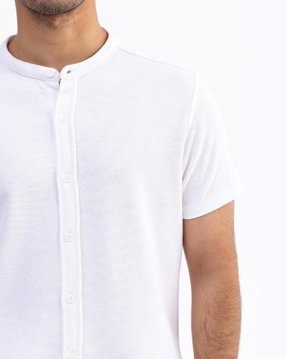 Engine Button Down FT5007-00L-OWT
