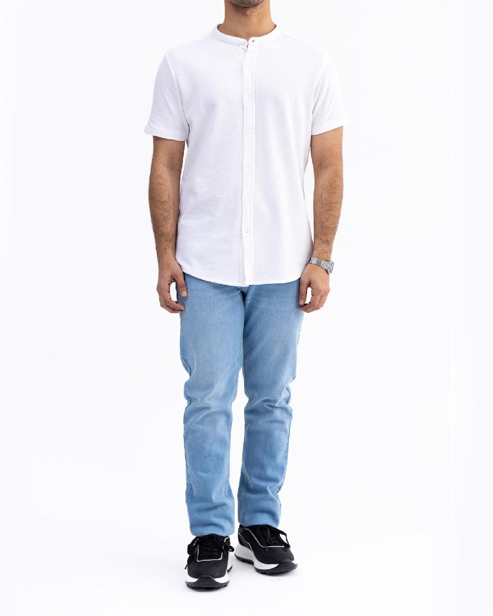engine Button Down FT5007-00L-OWT
