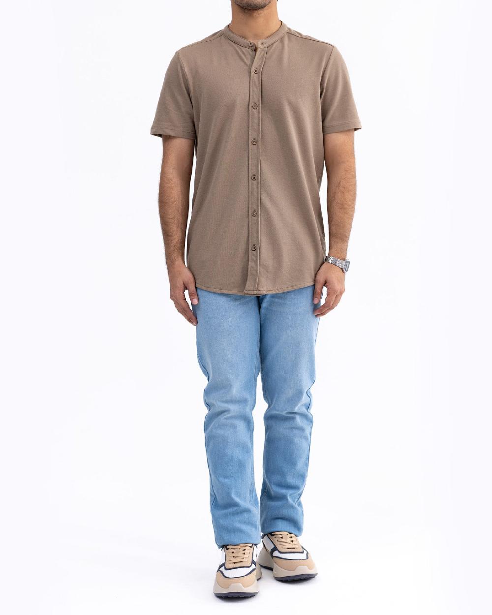 engine Button Down FT5007-00S-SND