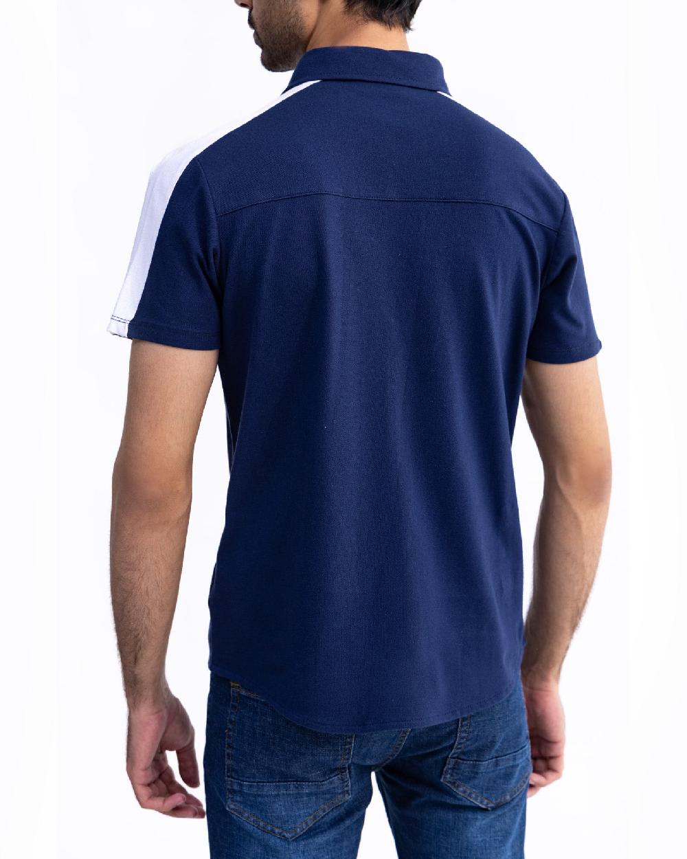 Engine Button Down FT5017-00L-NVY