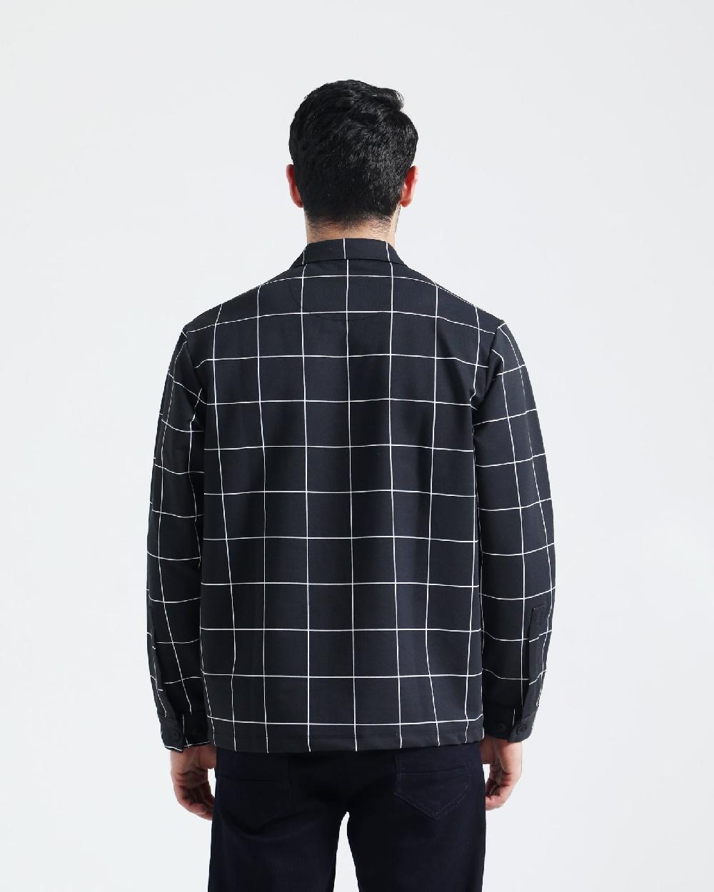Engine Button Down Loose Fit L/S MT4199-00L-BLK