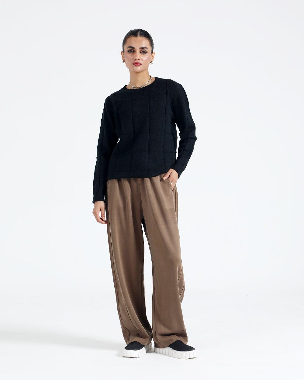 Engine Crew Neck Sweater LX4013-00L-BLK