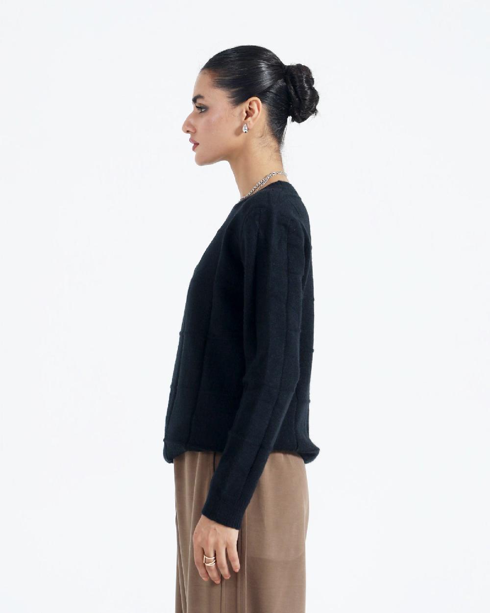 Engine Crew Neck Sweater LX4013-00L-BLK