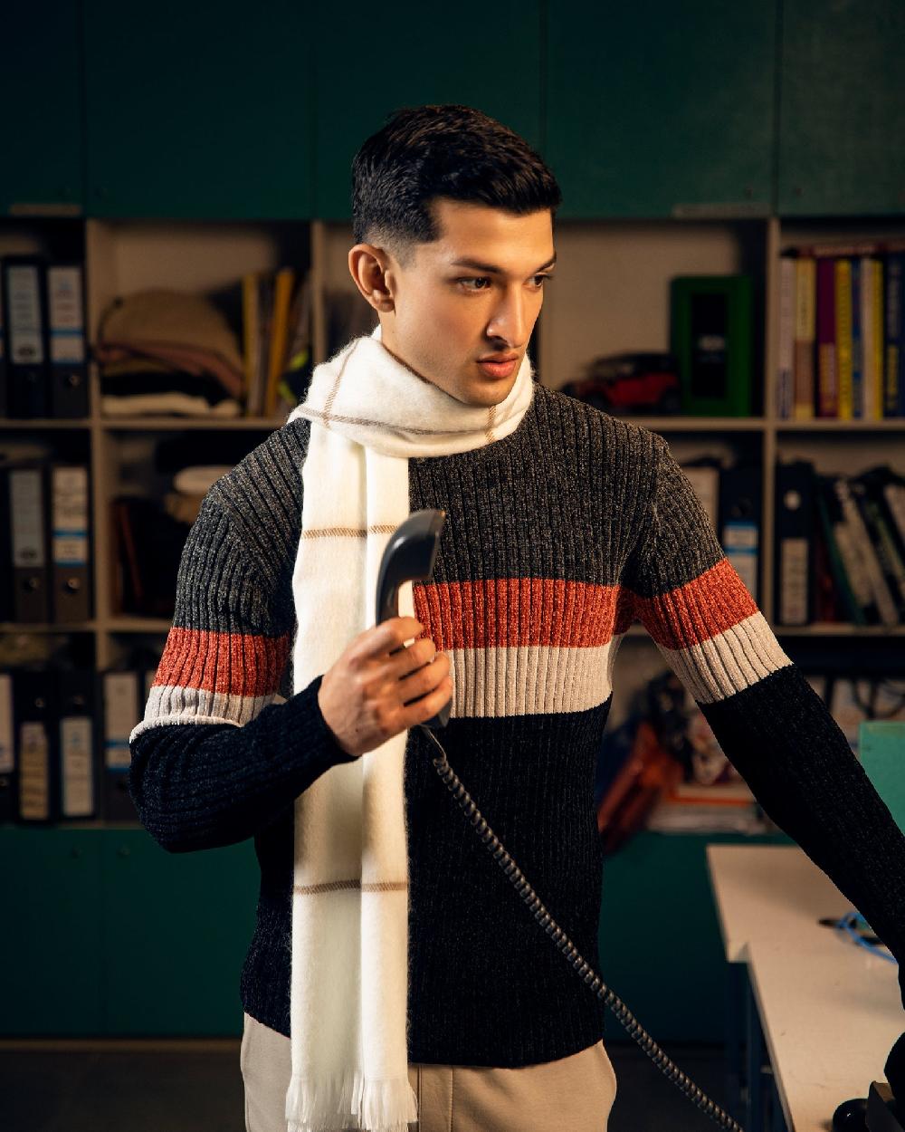 engine Crew Neck Sweater MX4004-00L-GRY