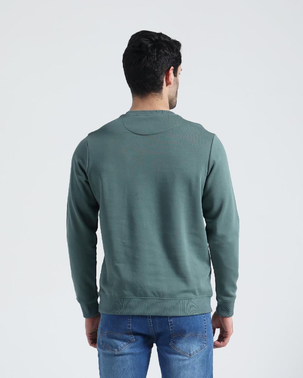 Engine Embroidery Sweat Shirt MT4204-00L-GRN
