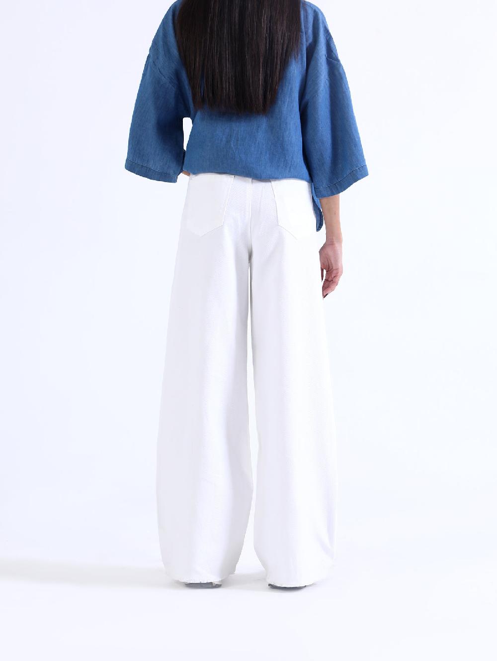 Engine Flared Full Length Pant LP4001-026-WHT