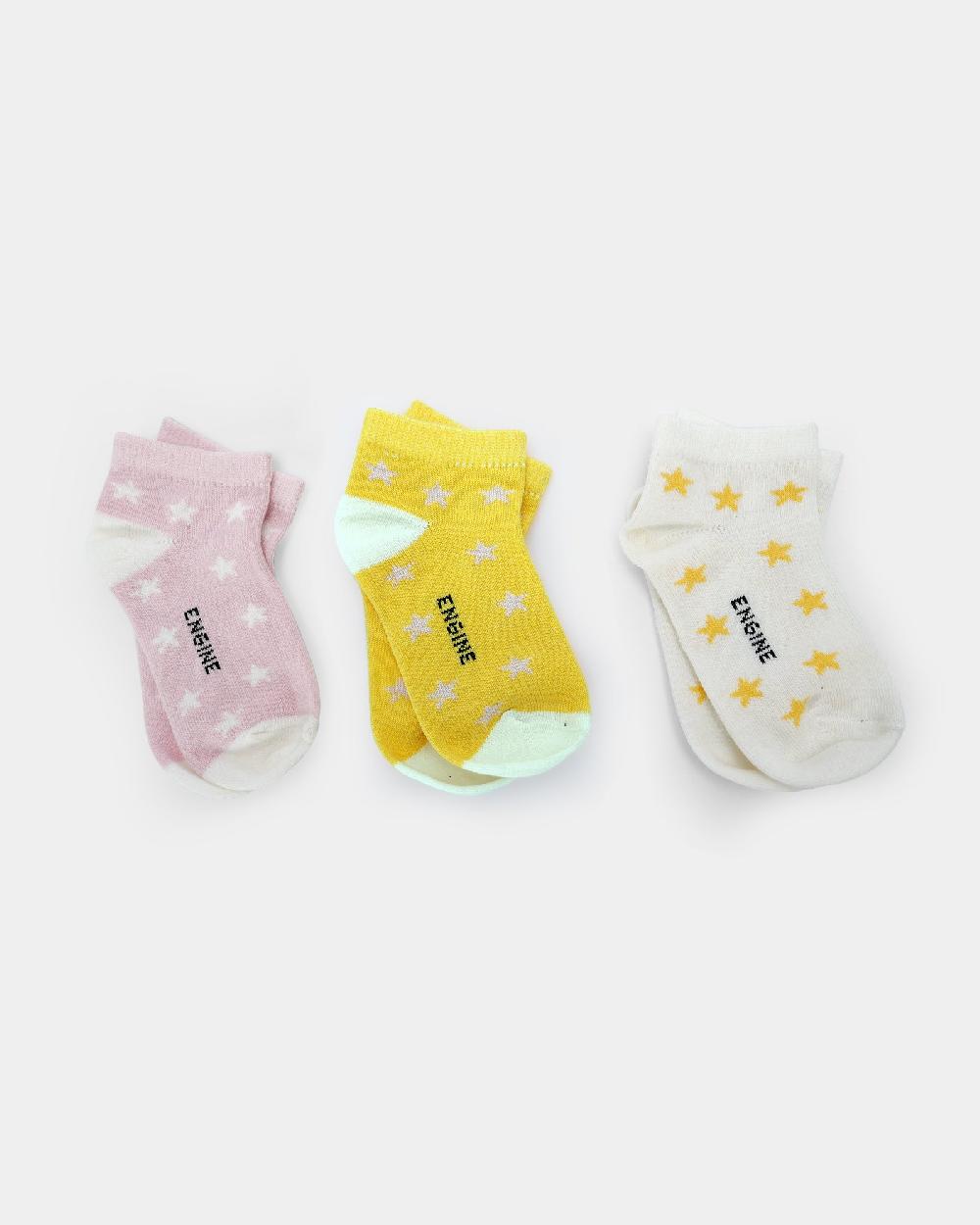 engine Girls Ankle Socks KSK025-K10-Mix