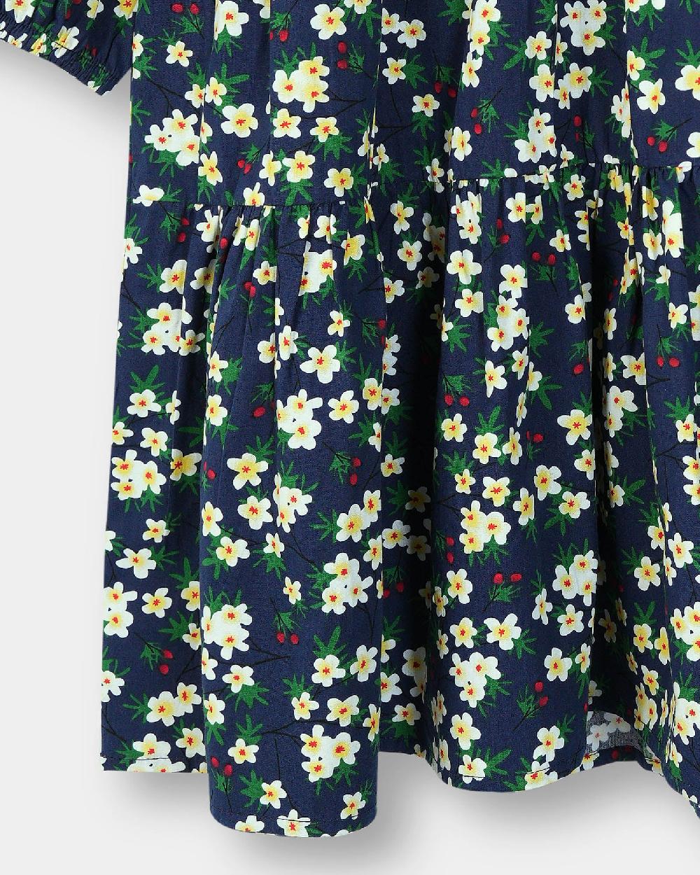 Engine Girls Dress KK5007-K02-NVY