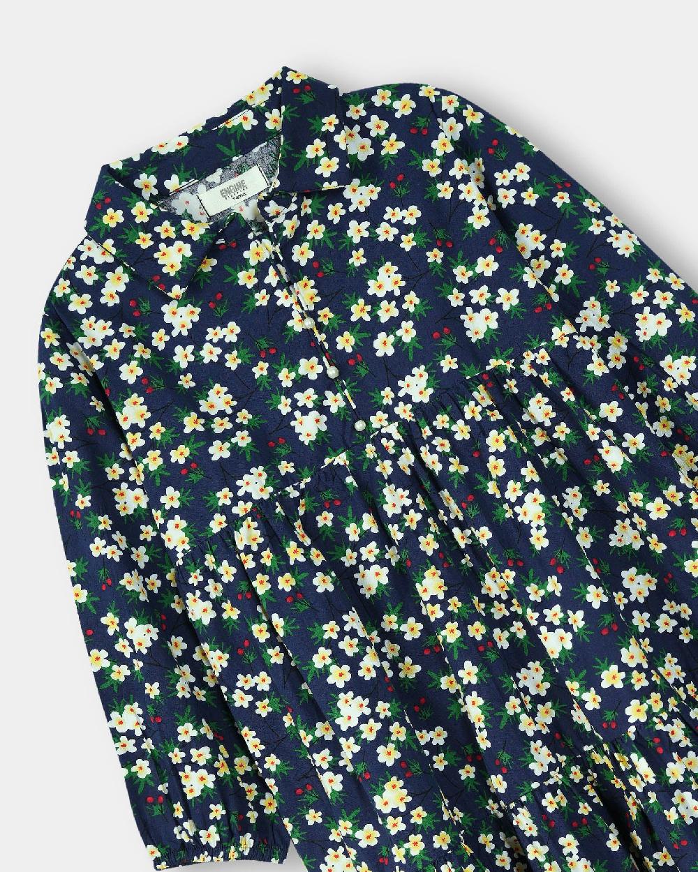 Engine Girls Dress KK5007-K02-NVY