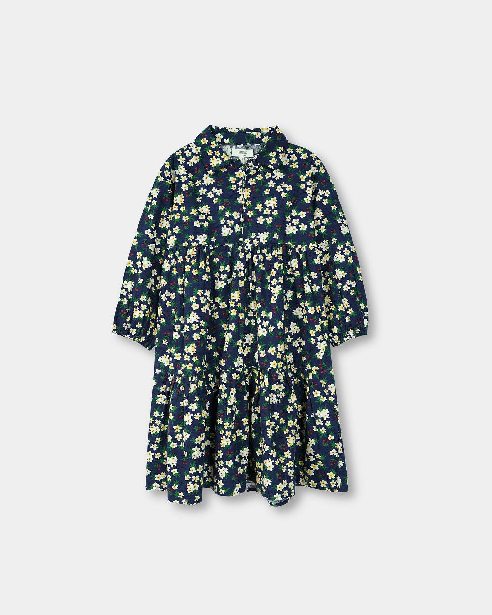 engine Girls Dress KK5007-K02-NVY