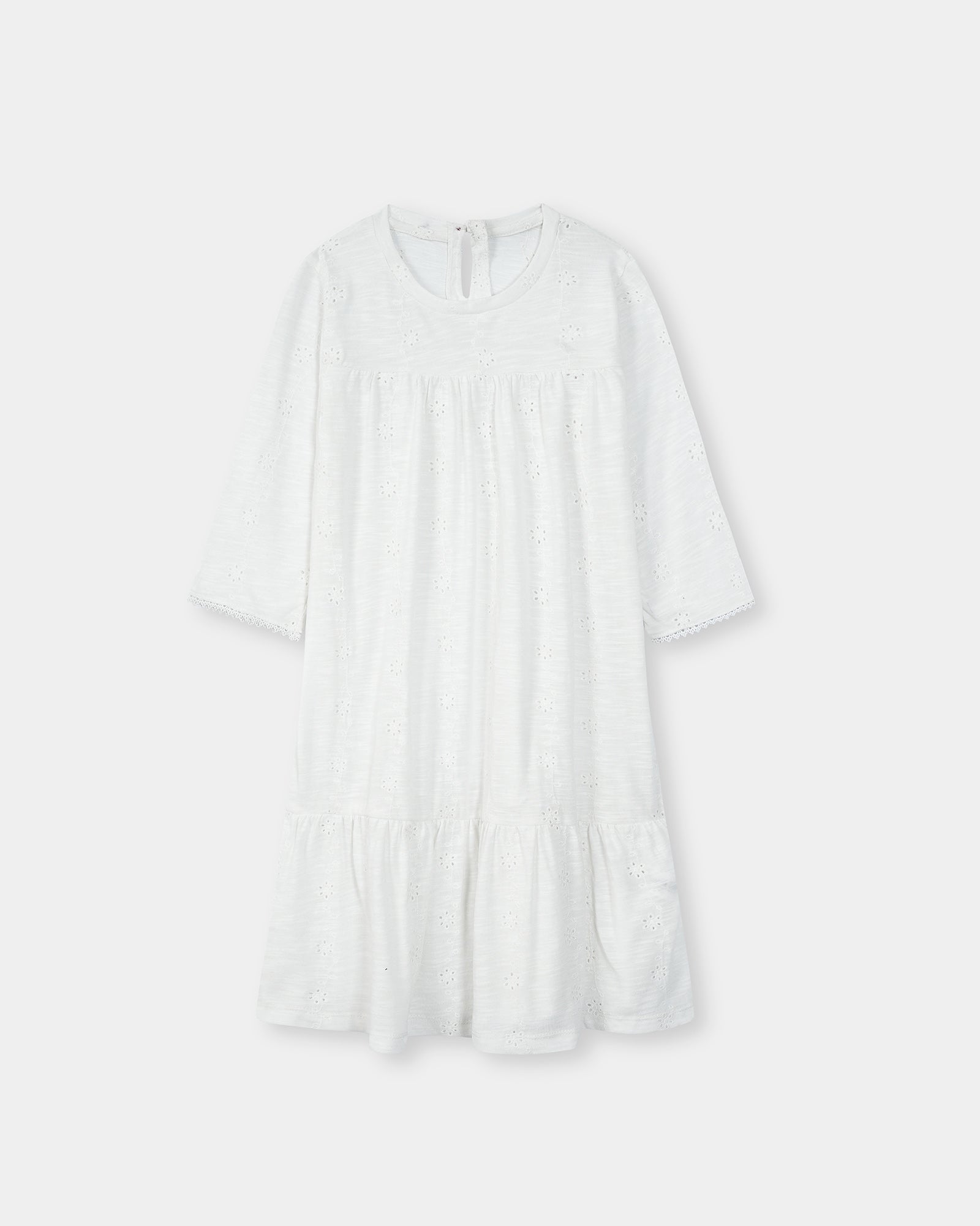 engine Girls Dress KT5039-506-WHT