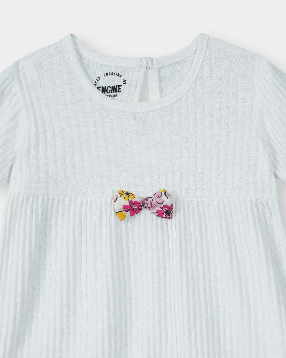 Engine Girls Dress TT5042-3YR-WHT