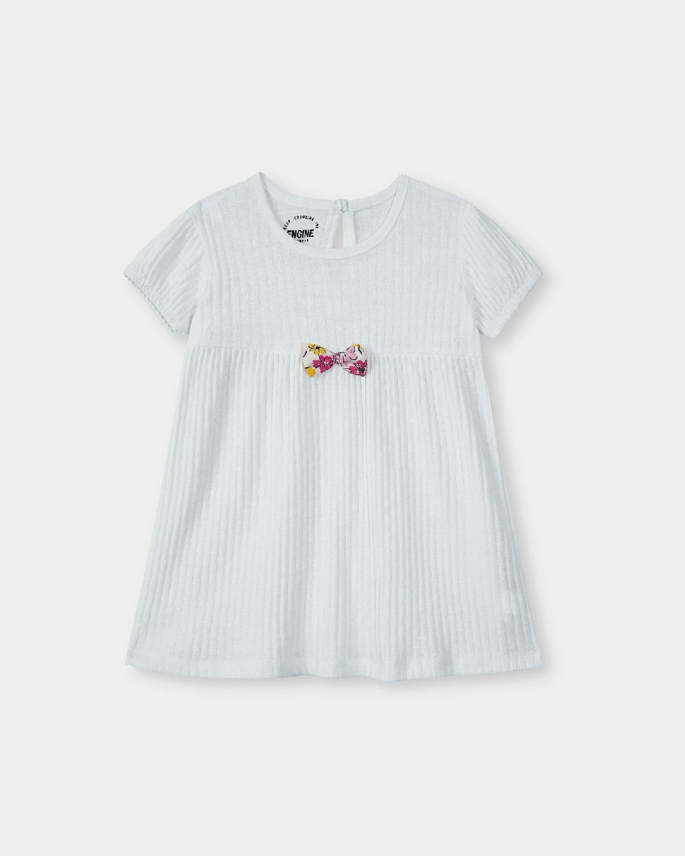engine Girls Dress TT5042-3YR-WHT