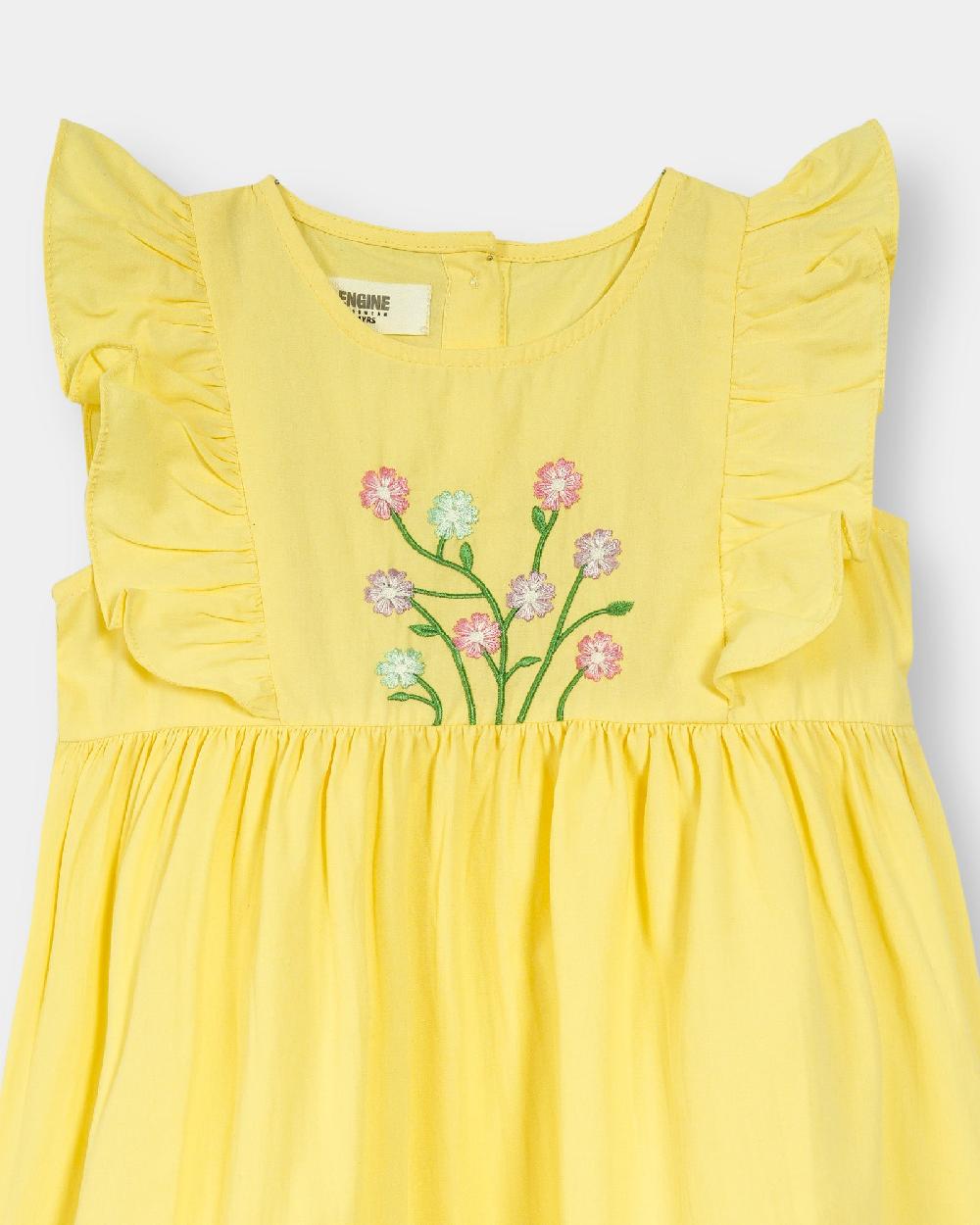 Engine Girls Dress TW5019-2YR-YEL