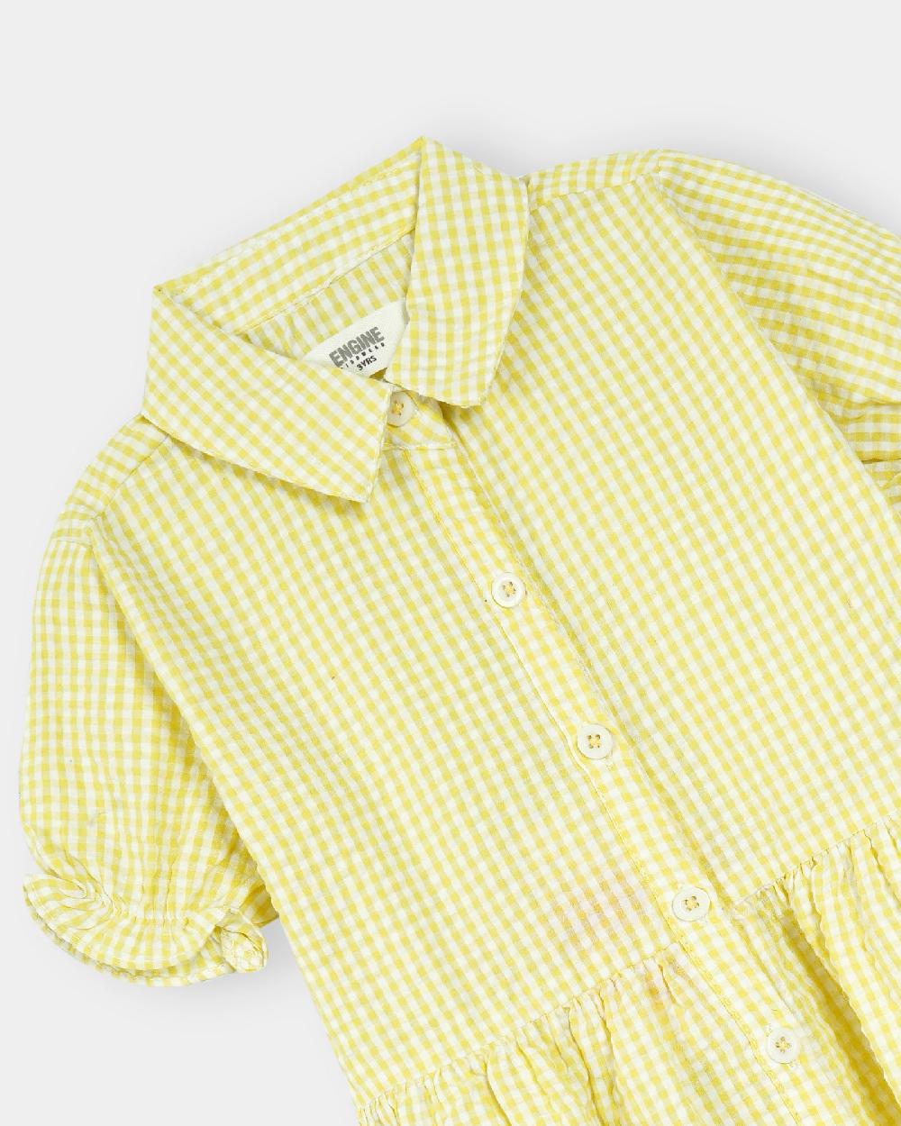 Engine Girls Dress TW5022-3YR-YEL