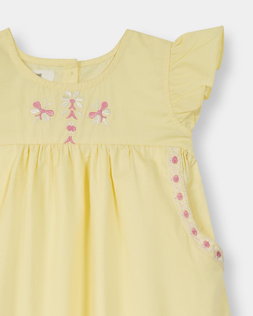 Engine Girls Dress TW5027-2YR-YEL