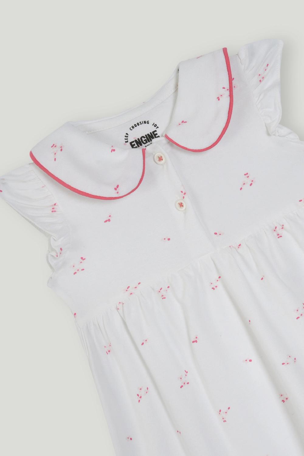 Engine Girls Dress VIT157-I02-WHT