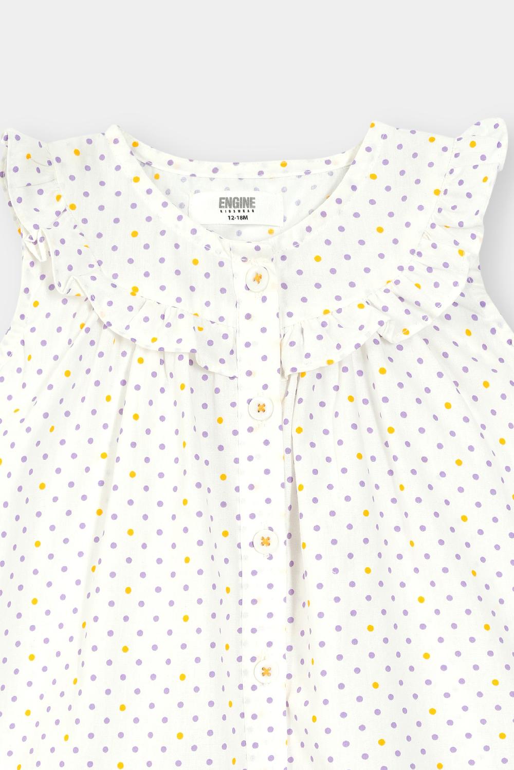 Engine Girls Dress VIW035-I04-WHT