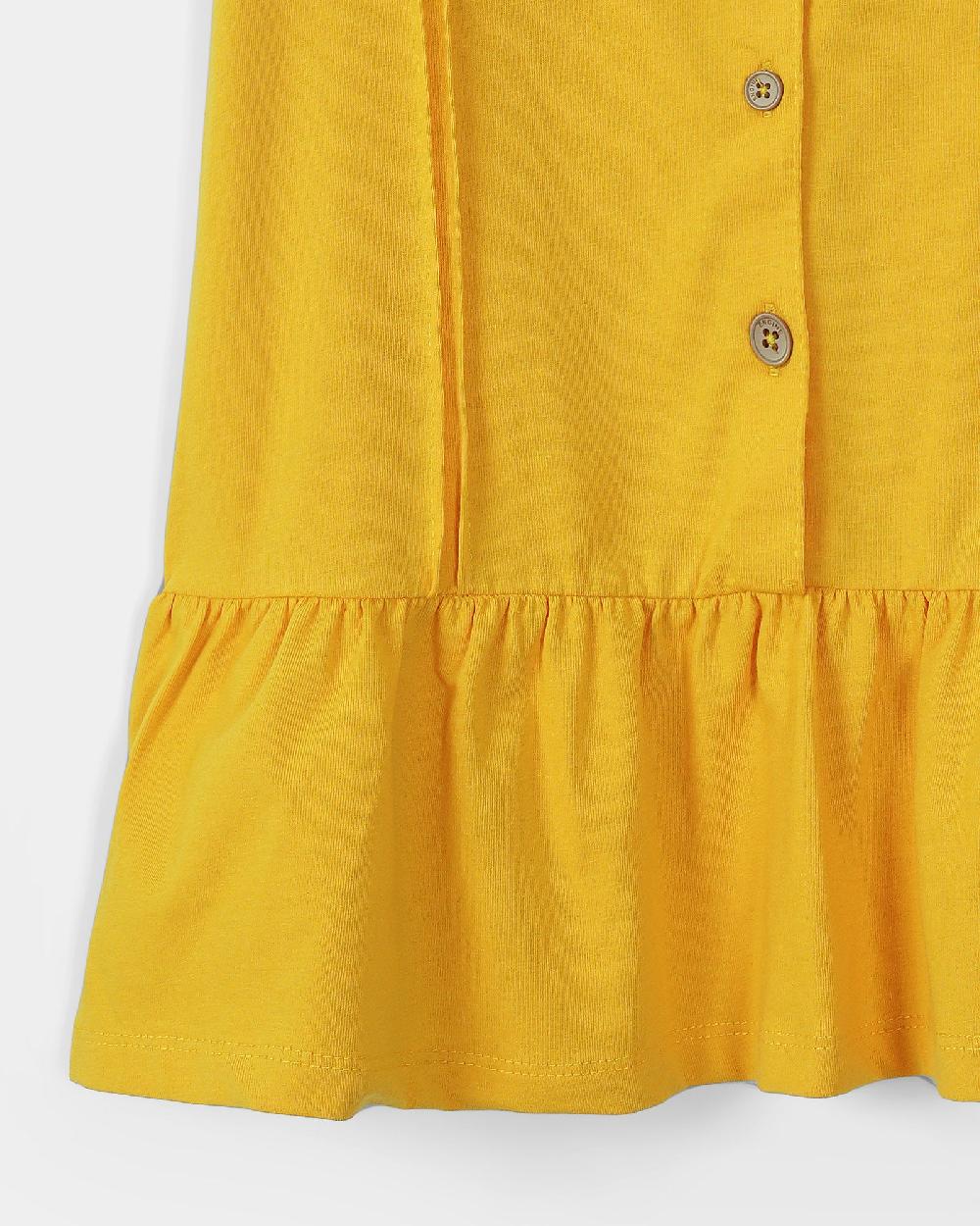 Engine Girls Dress VKT160-K04-YEL