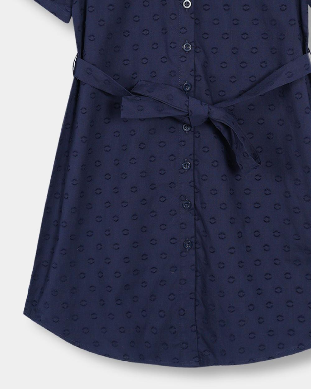 Engine Girls Dress VKW020-506-NVY