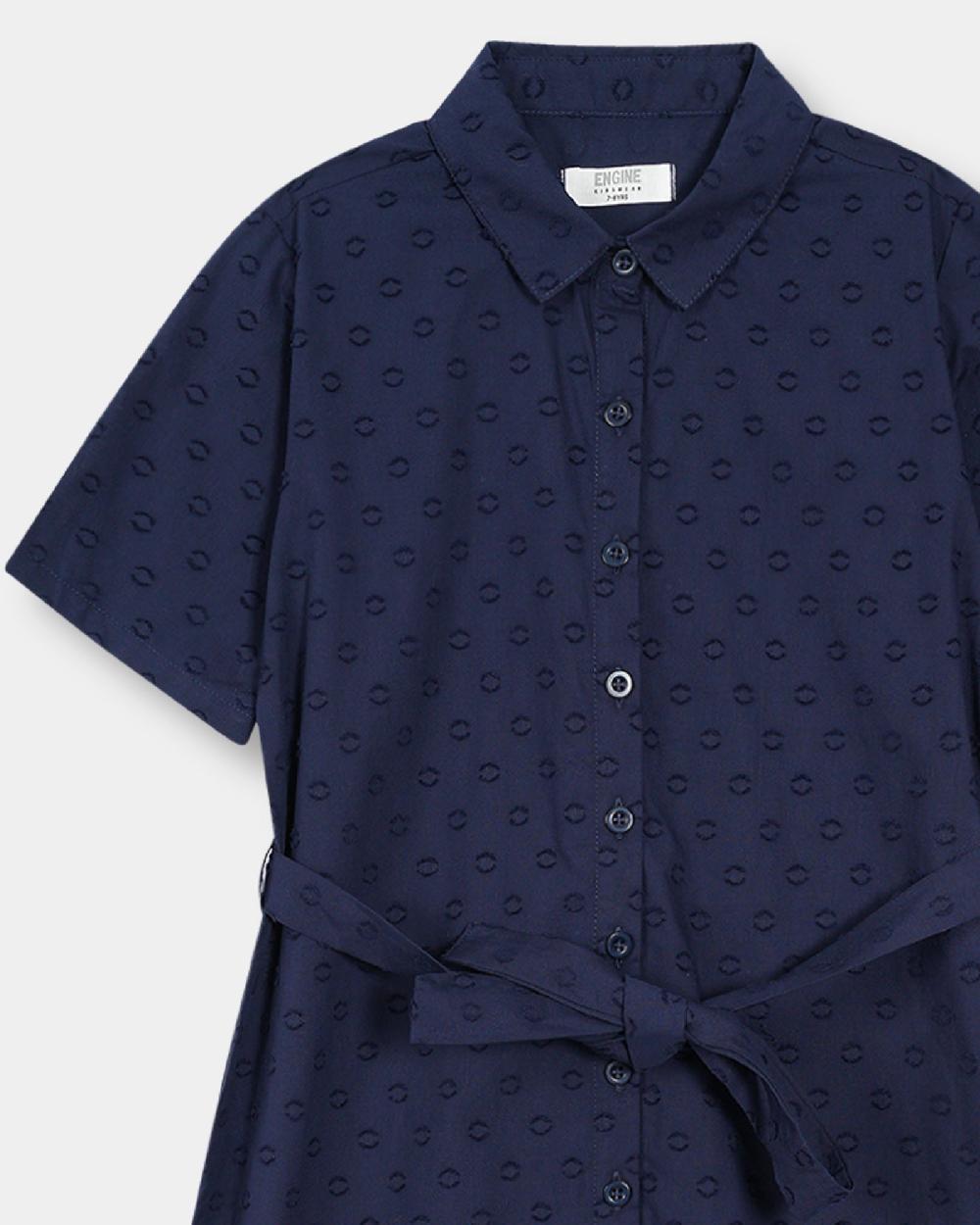 Engine Girls Dress VKW020-506-NVY