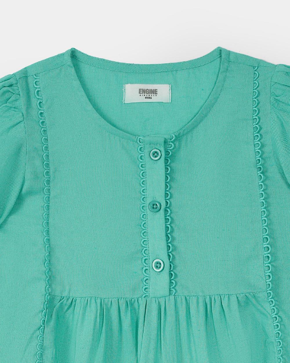 Engine Girls Dress VTW050-2YR-GRN