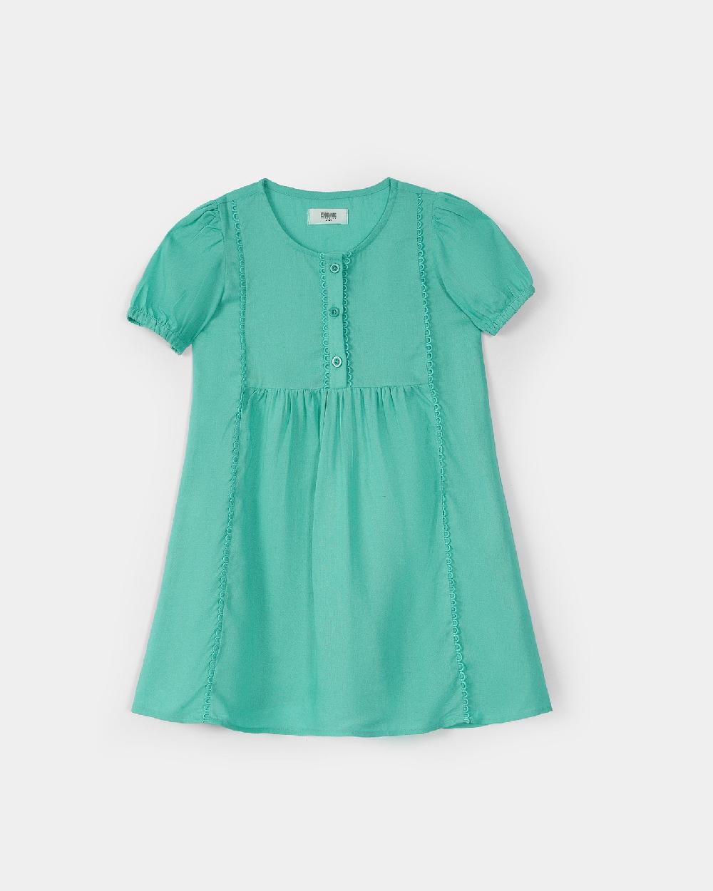 engine Girls Dress VTW050-2YR-GRN