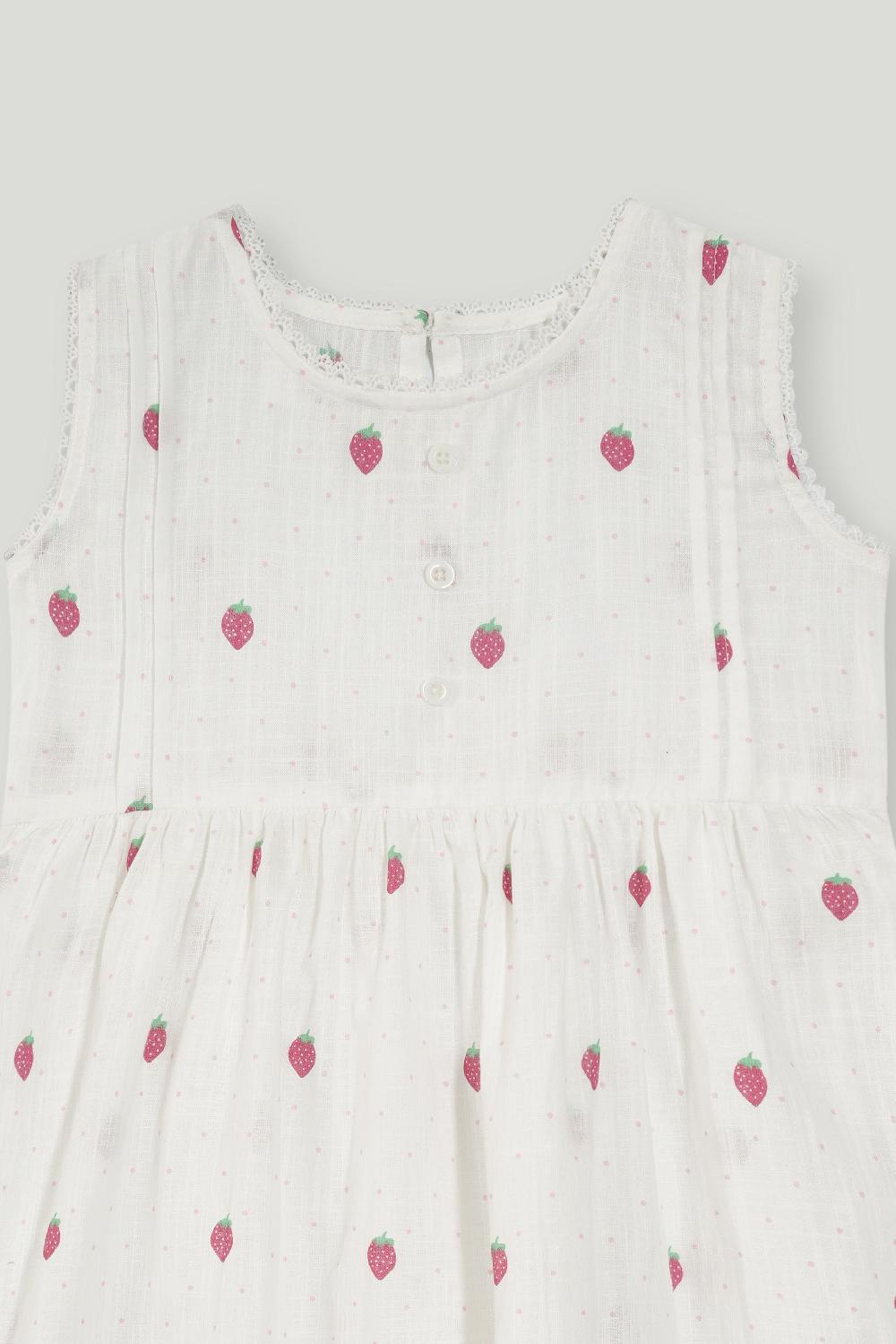 Engine Girls Dress VTW062-3YR-WHT