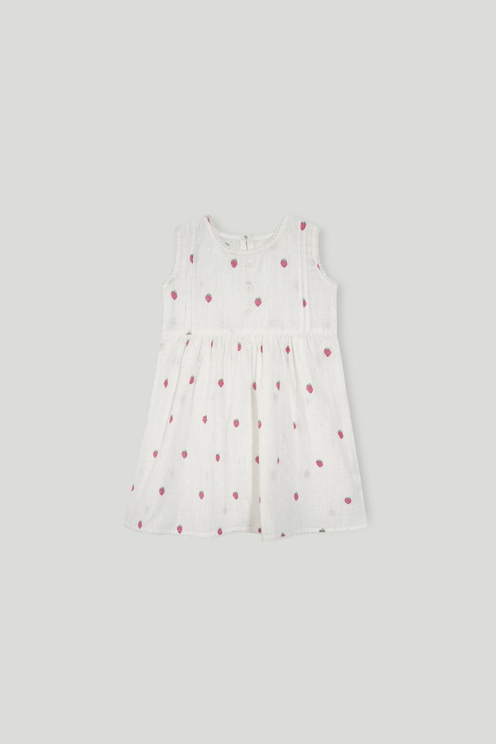 engine Girls Dress VTW062-3YR-WHT