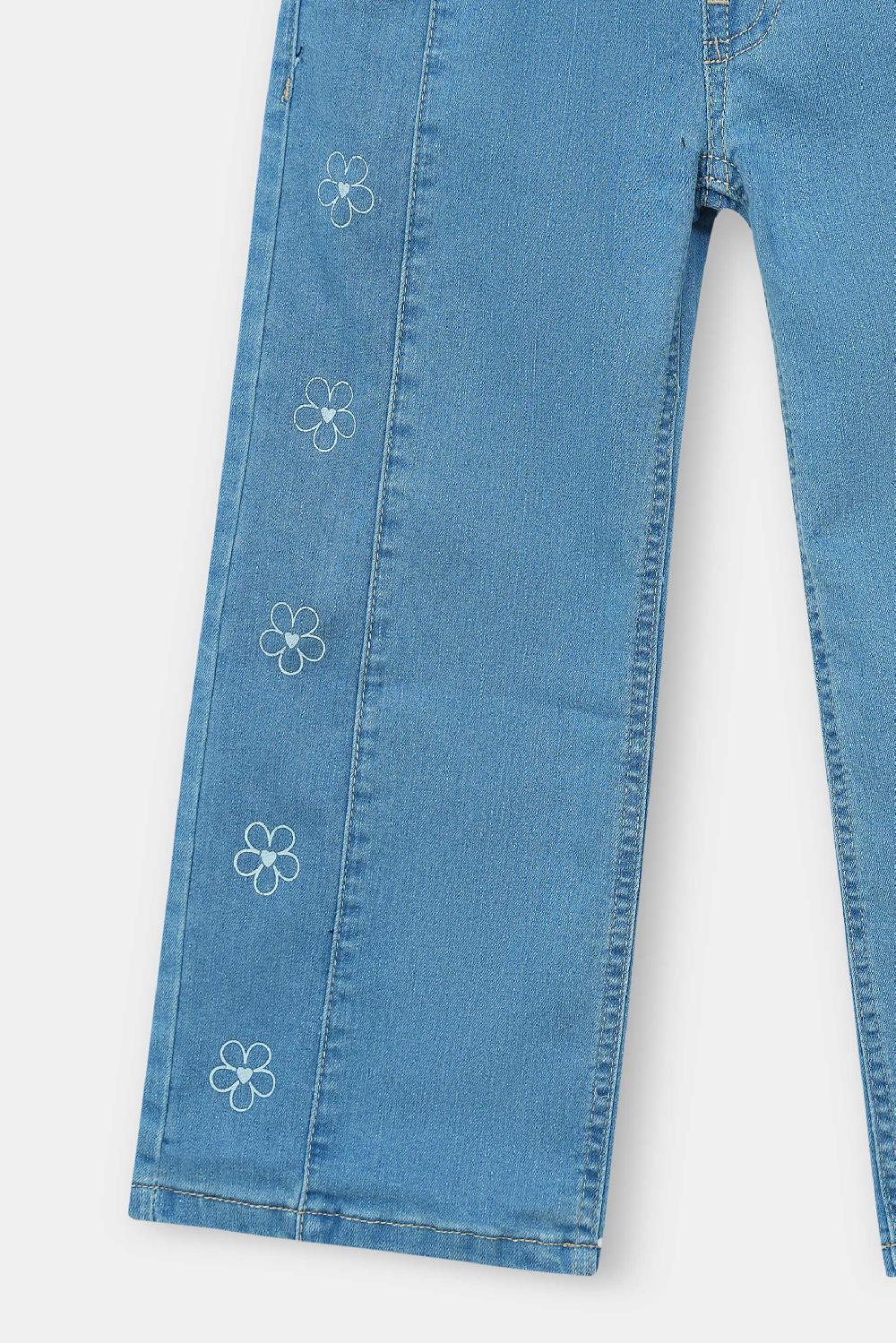 Engine Girls Flared Denim KD5010-K02-BLU